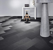 Flotex Box Cross planks 133011 Anthracite фото 3 | FLOORDEALER